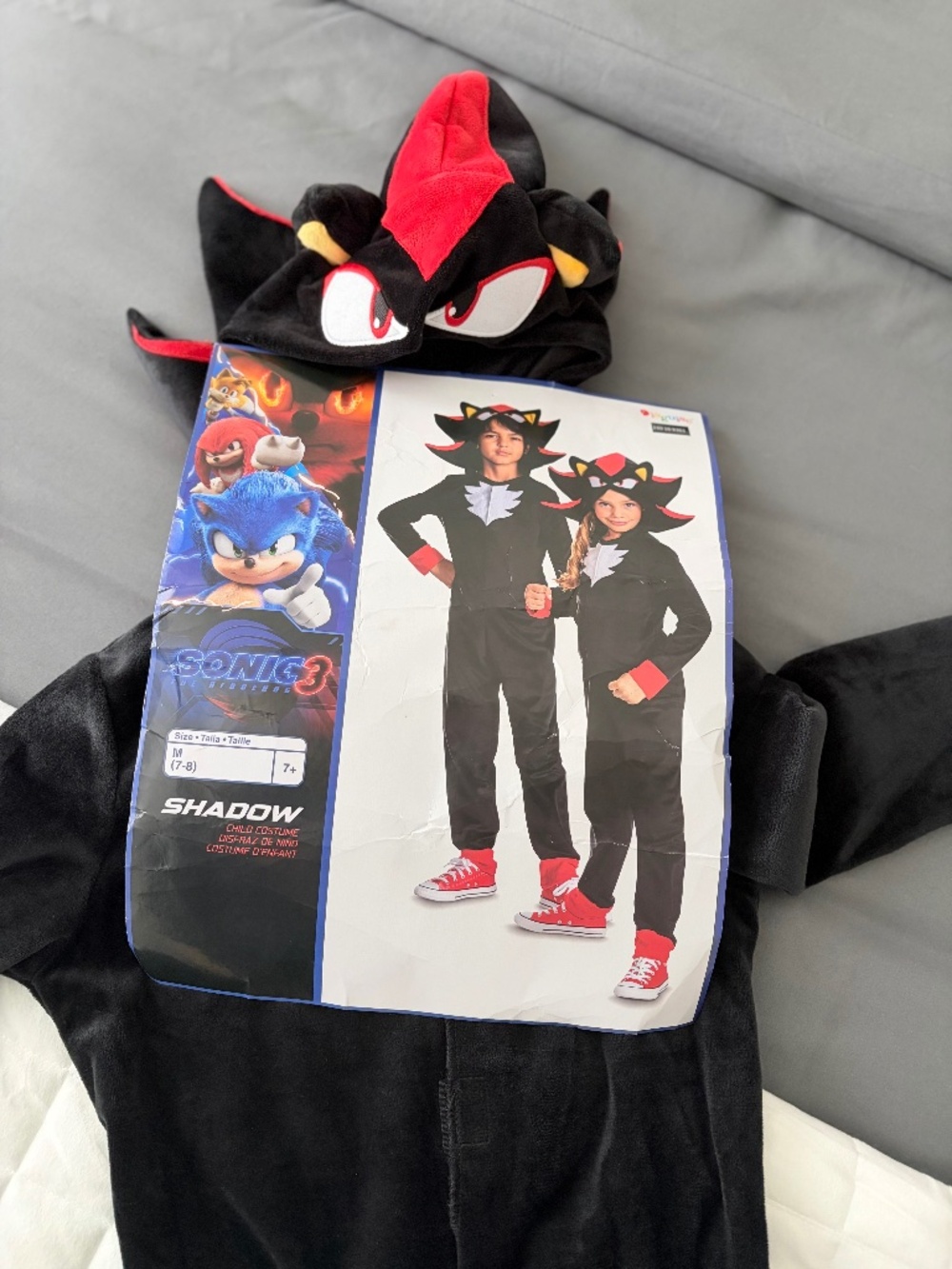 Shadow hedgehog costume